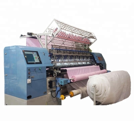 Trapuntatrice automatizzata accessibile per la coperta che fa con il dispositivo di taglio di bordo