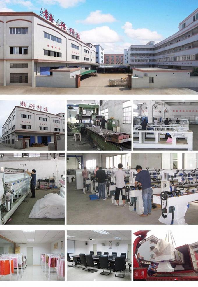Prezzo industriale ad alta velocità della trapuntatrice di Yuxing 1200rpm Multineedle